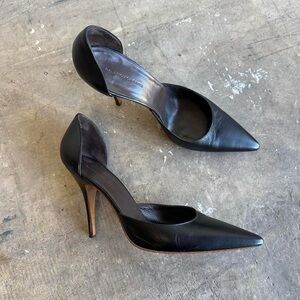 Balenciaga Pointed Toe Black Pumps Size 38.5